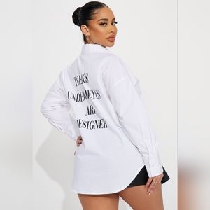 Fashion Button Down Shirt - Fashion Nova